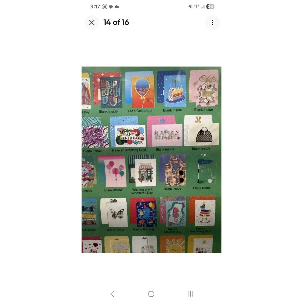 PRO4ALL Hand Crafted All Occasion Greeting Card Collection, 40-count NEW MODEL